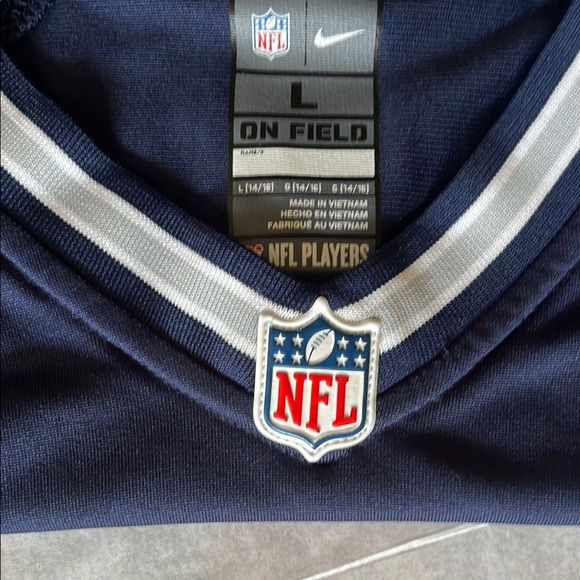 Nike Navy Blue Dak Prescott Jersey (Kids Large / “Women’s Small”) - Picture 2 of 4